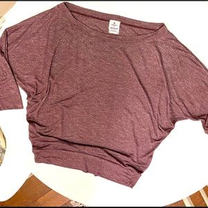 Michael Stars 3/4 sleeve, mauve top